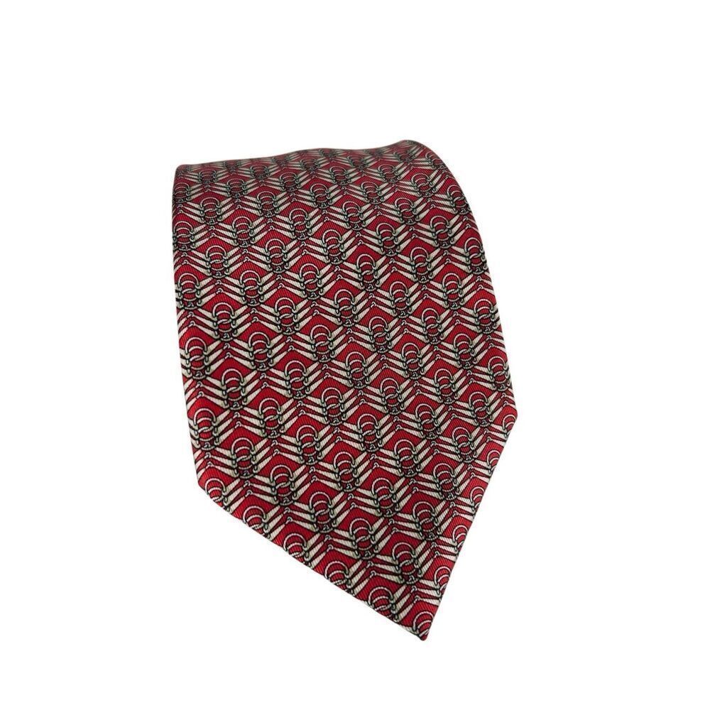 Hermes Vintage Equestrian Silk Tie